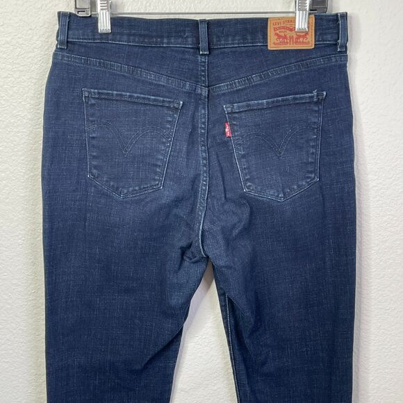 Levi's Jeans Women's Classic Straight Blue Size 10 Stretch Denim Normcore Basics - Picture 6 of 12